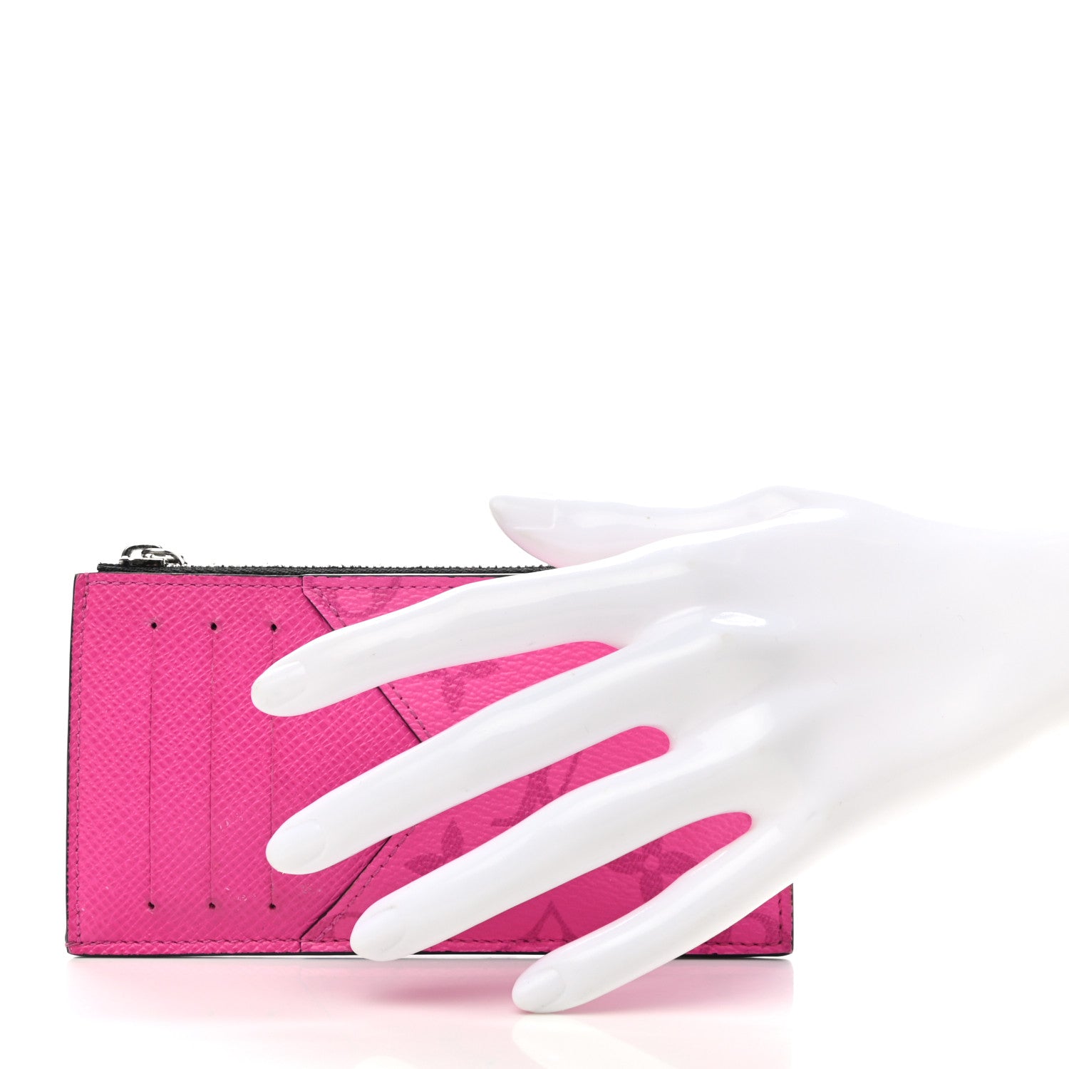 Louis Vuitton Taigarama Coin Card Holder Fuchsia 2 of 7