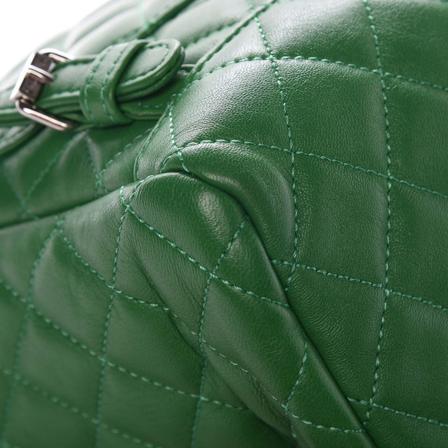Chanel Lambskin Quilted Small Urban Spirit Backpack Green 10 of 13