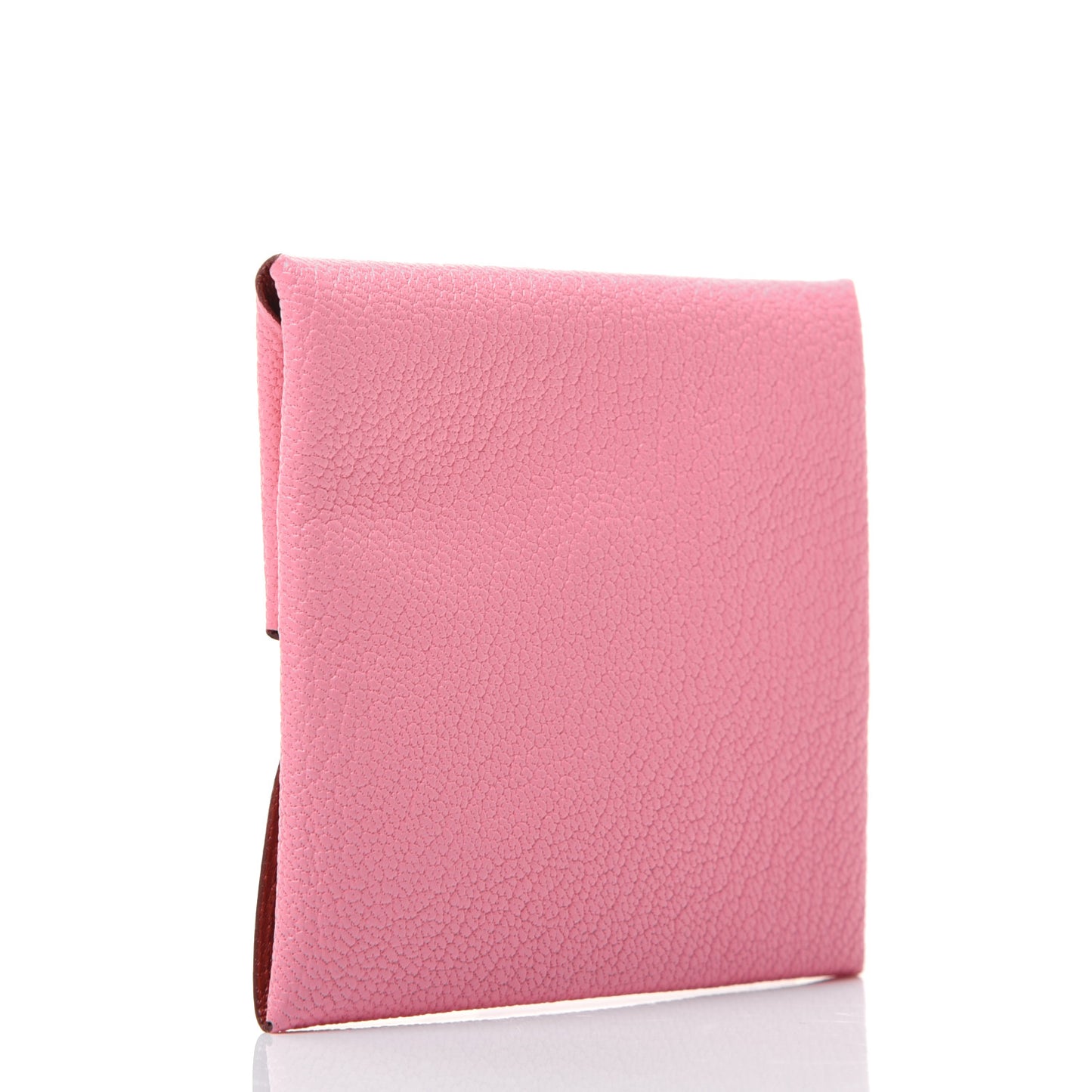 Chevre Mysore Verso Bastia Coin Purse Rose Confetti Brique