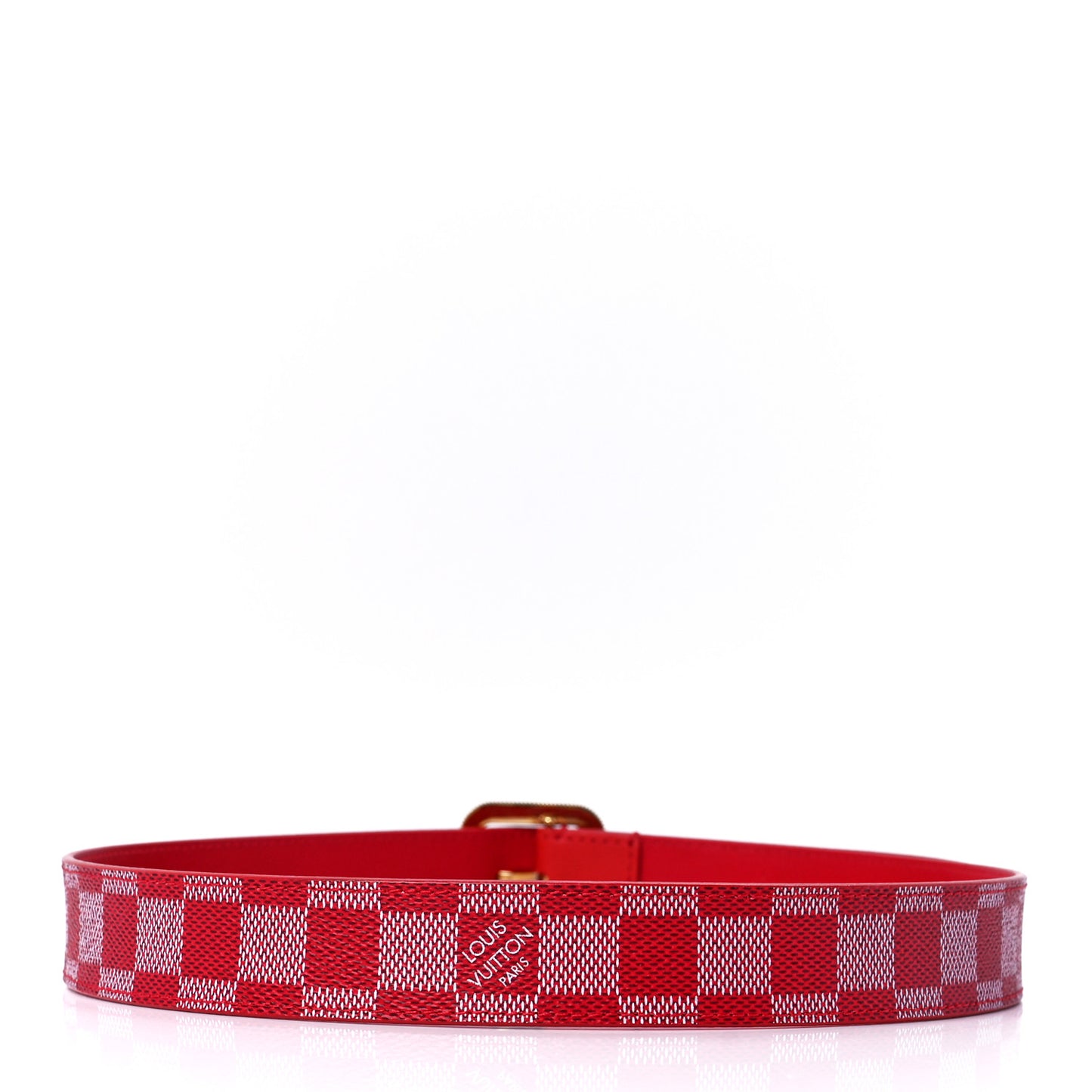 Damier Couleurs Tresor Belt Carmine