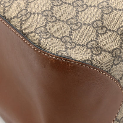 Gucci GG Supreme Monogram Large Linea A Hobo Light Brown 14 of 18