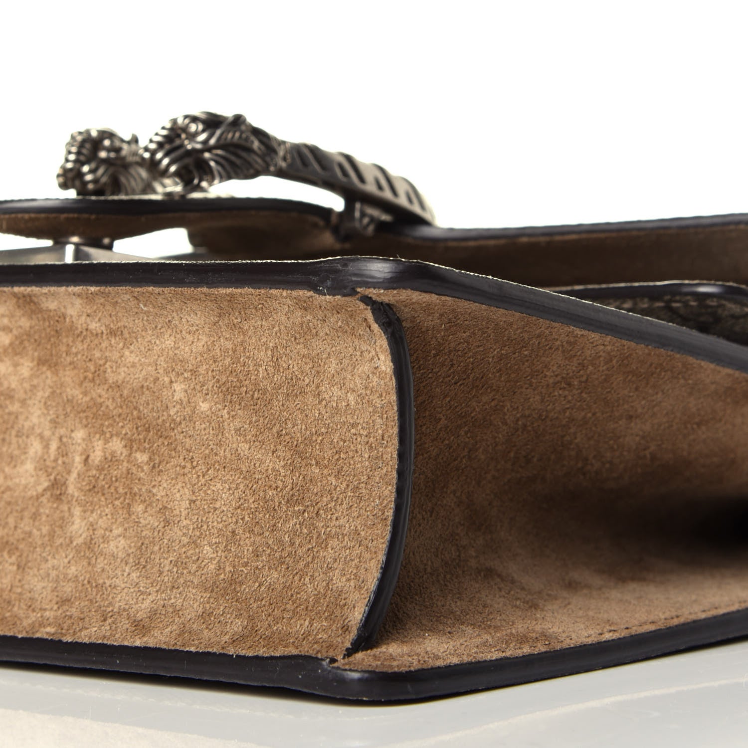 Gucci GG Supreme Monogram Mini Dionysus Shoulder Bag Taupe 9 of 10