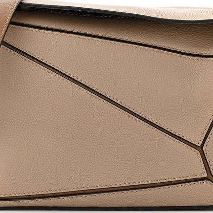 Loewe Grained Calfskin Small Puzzle Bag Sand Mink 7 of 9