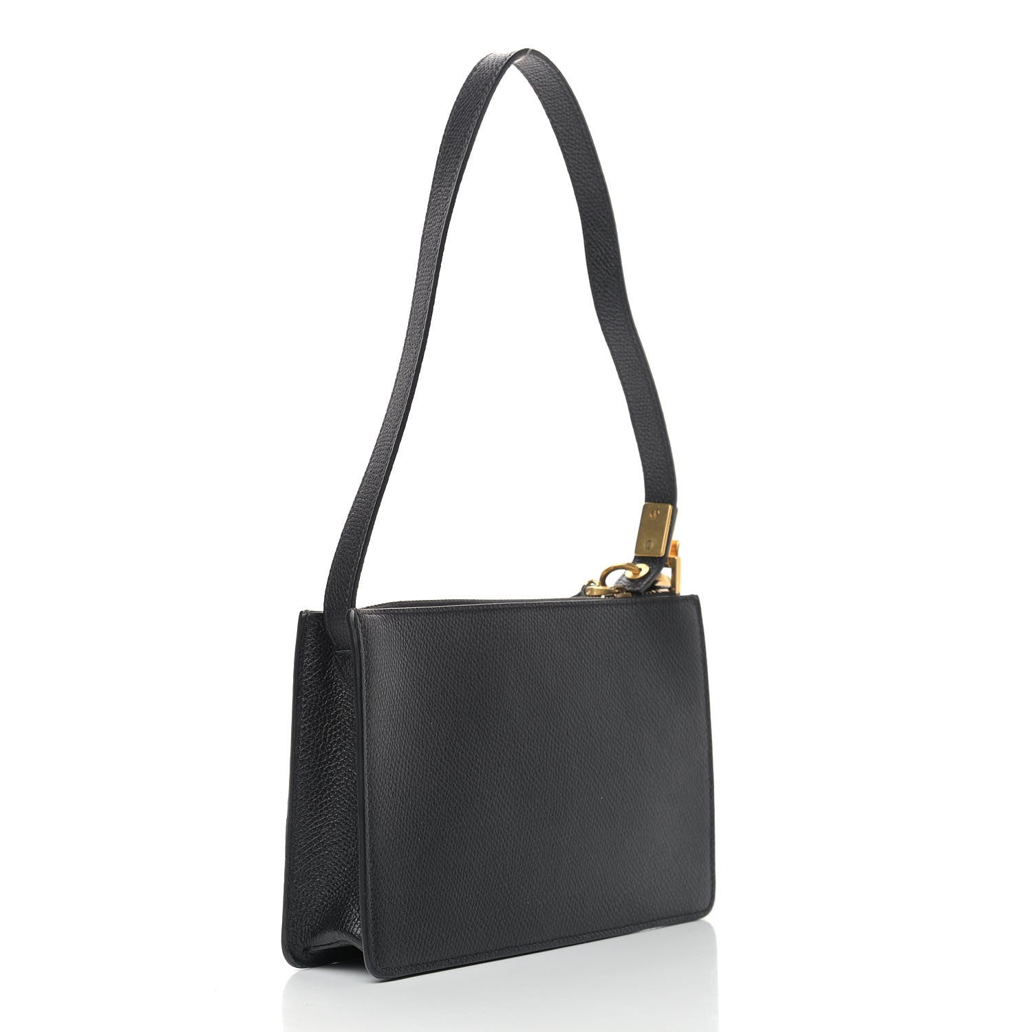 Valentino Garavani Grained Calfskin VSling Pouch Black 3 of 8