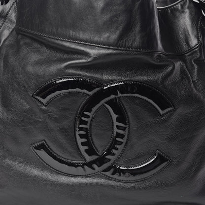 Chanel Calfskin Modern Chain Rhodoid Hobo Black 10 of 10