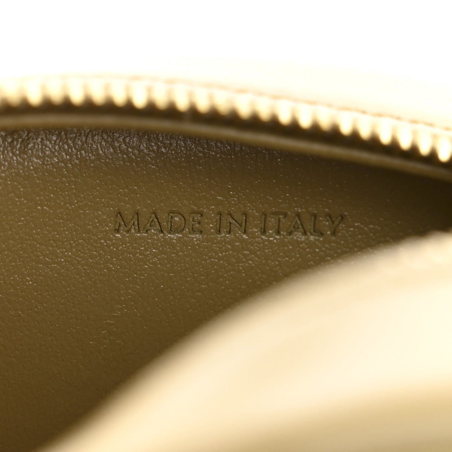 Smooth Calfskin Cuir Small Triomphe Oval Purse Crossbody Olive