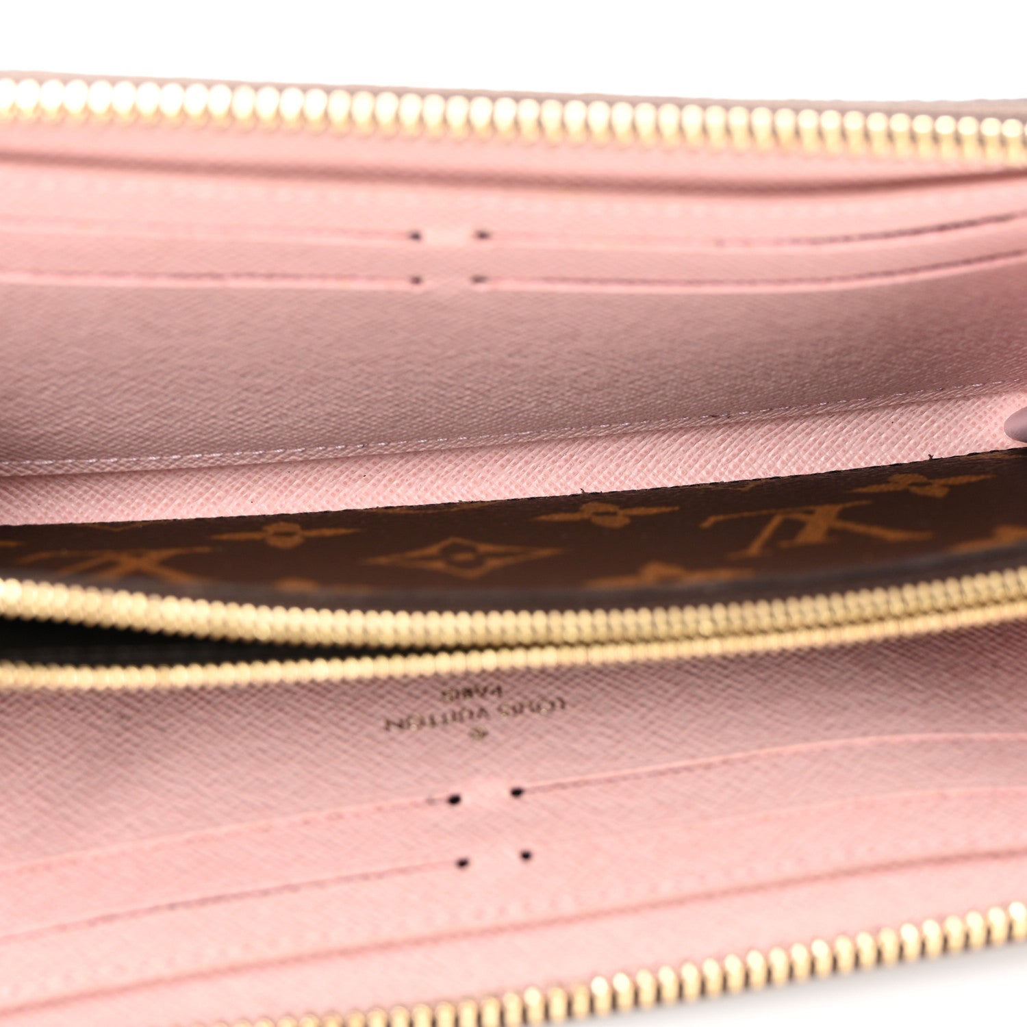 Louis Vuitton Monogram Clemence Wallet Rose Ballerine 5 of 7