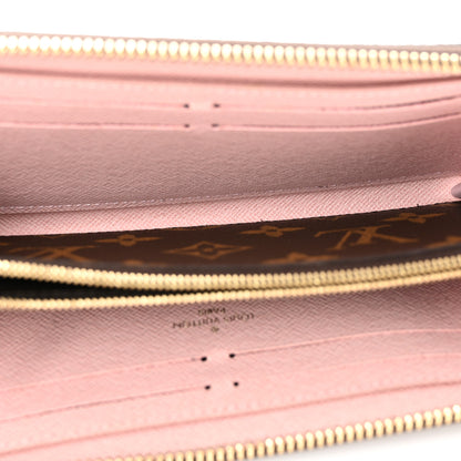 Louis Vuitton Monogram Clemence Wallet Rose Ballerine 5 of 7