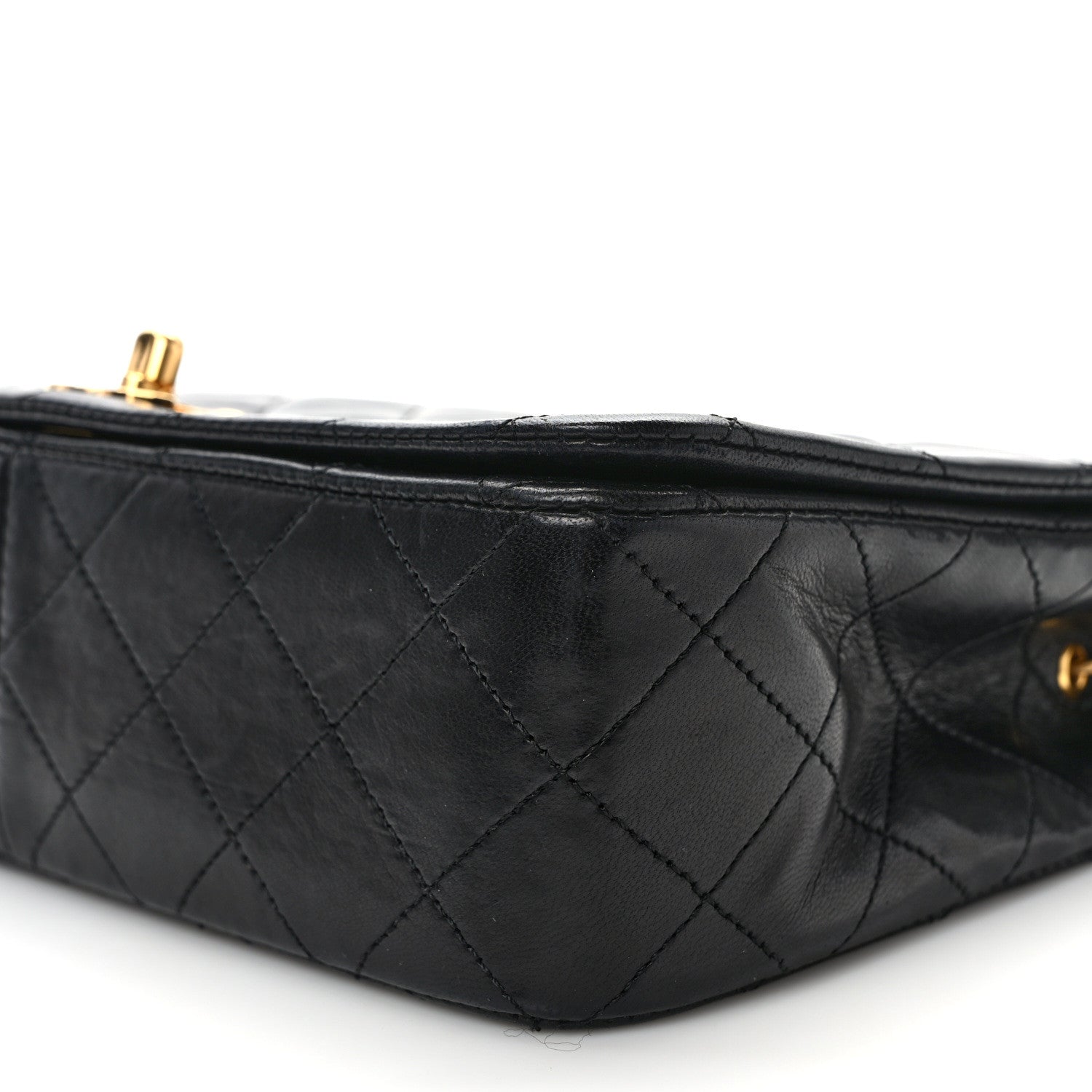 Chanel Lambskin Quilted Small Single Flap Black 9 of 11
