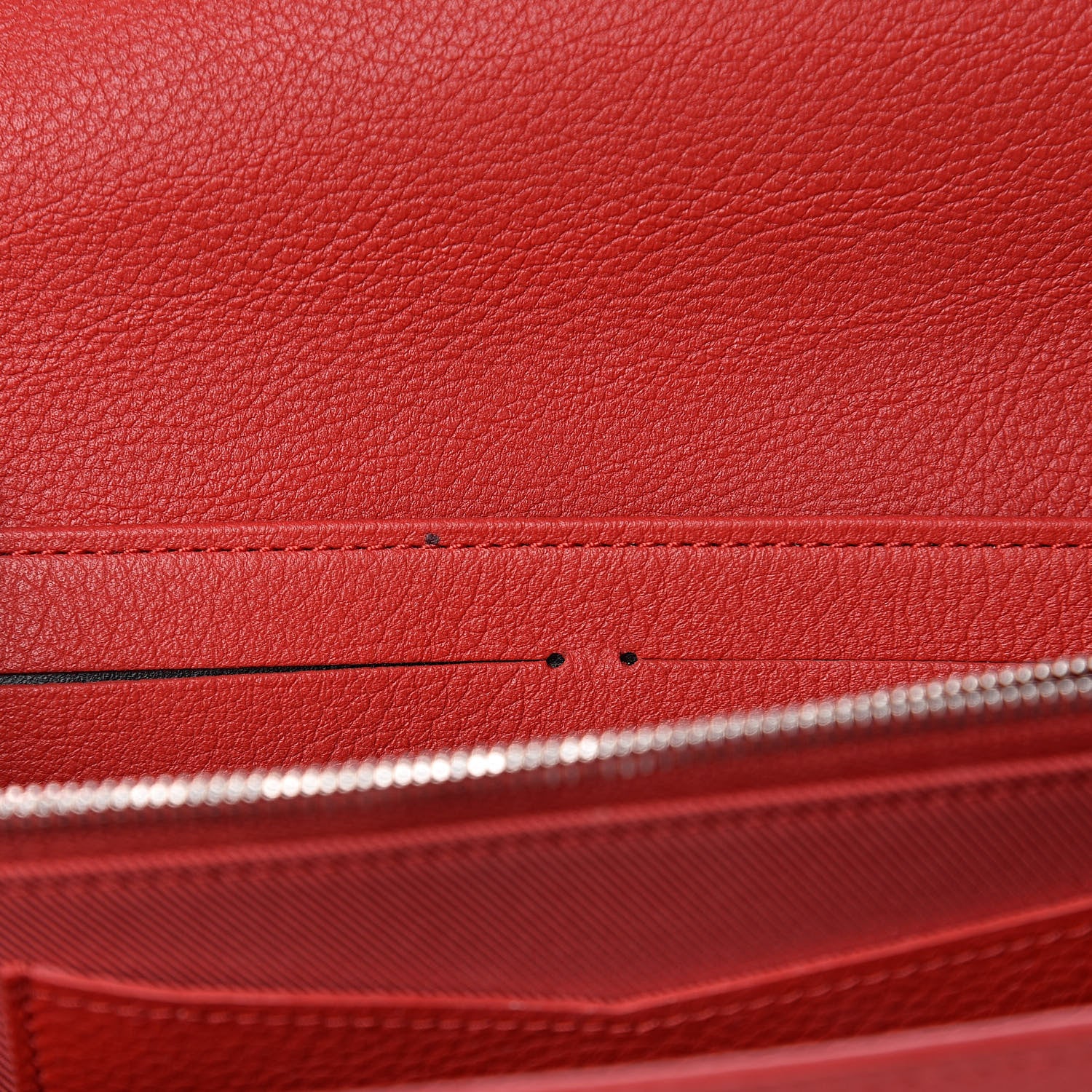 Louis Vuitton Calfskin Lockme II Wallet Rubis 10 of 10