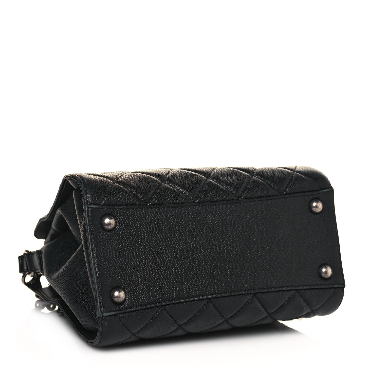 Chanel Caviar Quilted Small CC Bucket Bag Black 3 of 14