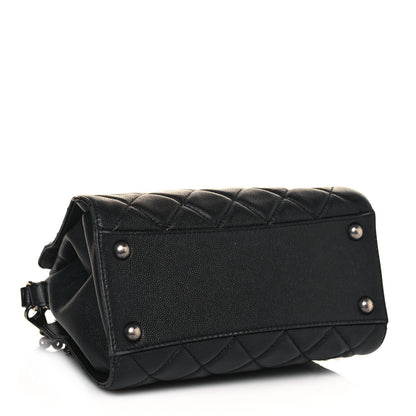 Chanel Caviar Quilted Small CC Bucket Bag Black 3 of 14
