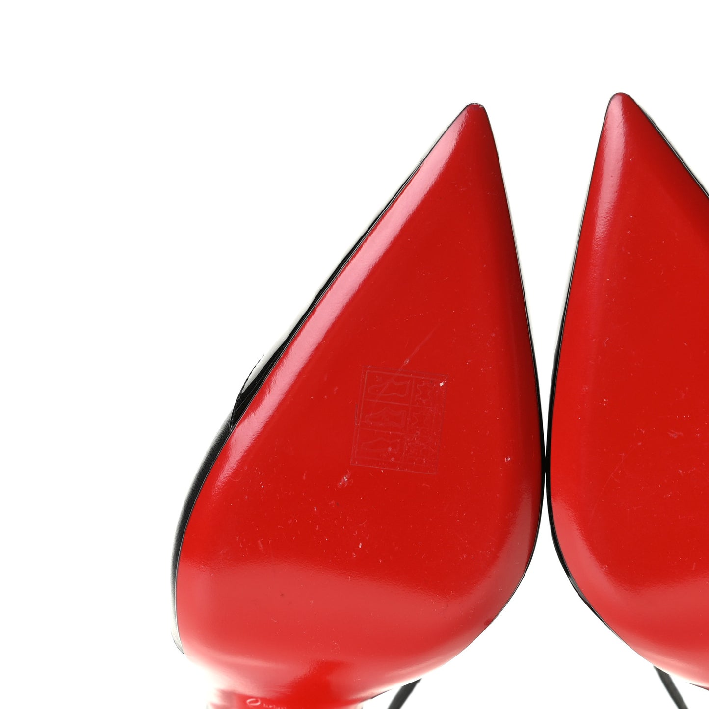 Patent Shiny Nappa Crissos Pumps 40.5 Black