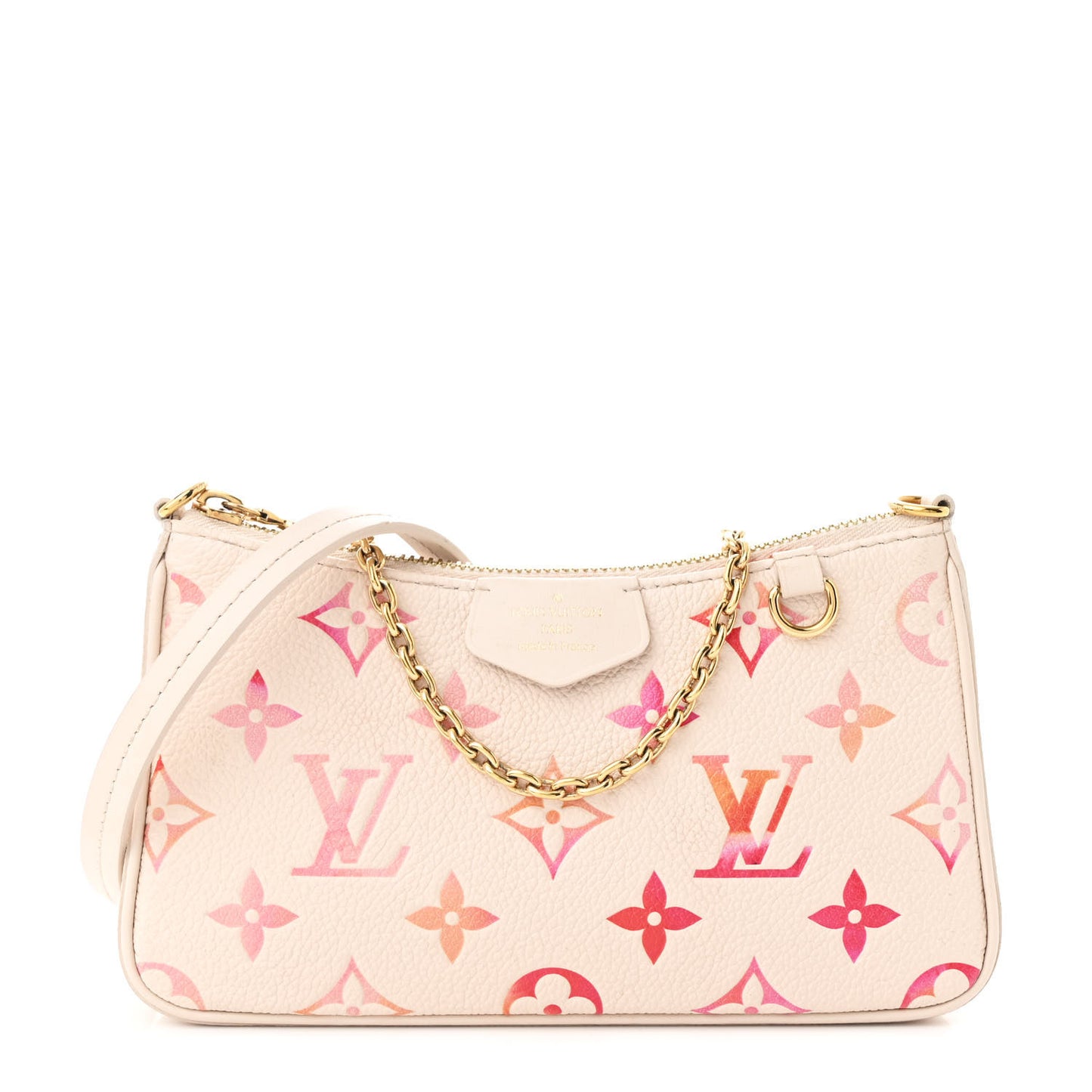 Empreinte Monogram Easy Pouch On Strap Sunrise Aquarelle