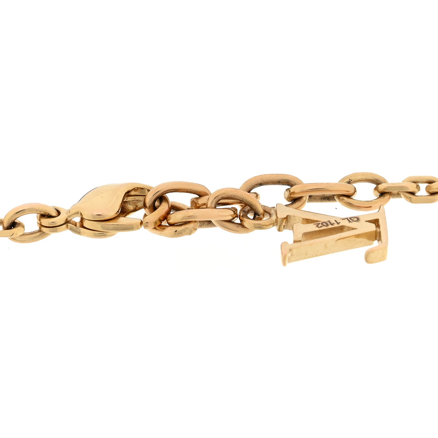 Louis Vuitton LOUIS VUITTON Swarovski Gamble Bracelet Azur Gold 3 of 3