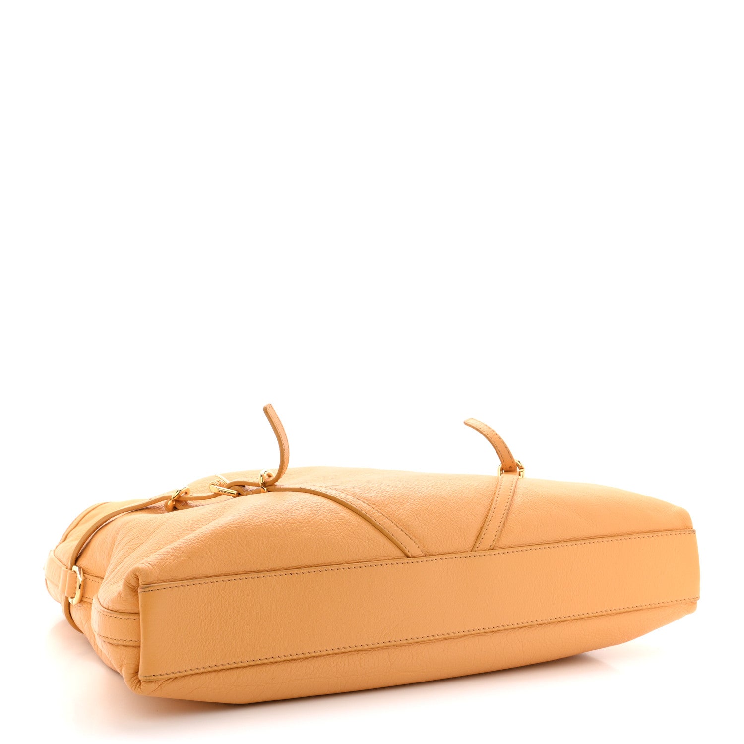Givenchy Tumbled Calfskin Medium Voyou Bag Mustard 4 of 12