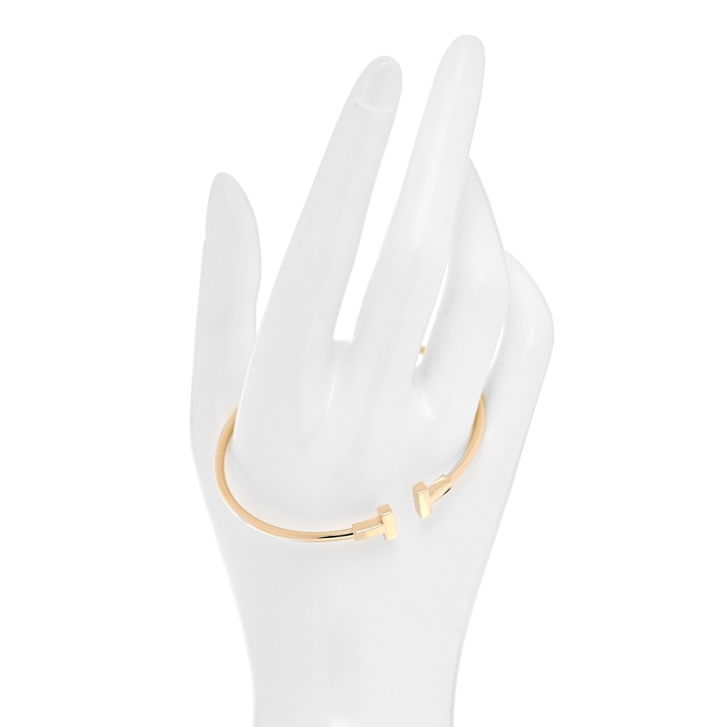 18K Yellow Gold T Wire Bracelet
