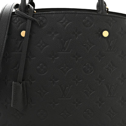 Louis Vuitton Empreinte Montaigne MM Black 8 of 10