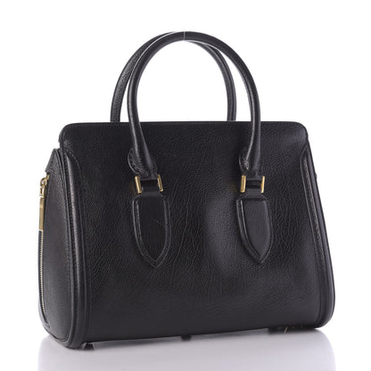Alexander McQueen Grained Calfskin Small Heroine Black 3 of 9