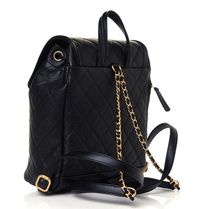 Chanel Caviar Quilted Filigree Backpack Black 3 of 15