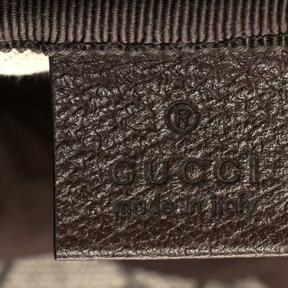 Gucci GG Supreme Monogram Medium Ophidia Double Buckle Backpack Brown 6 of 13
