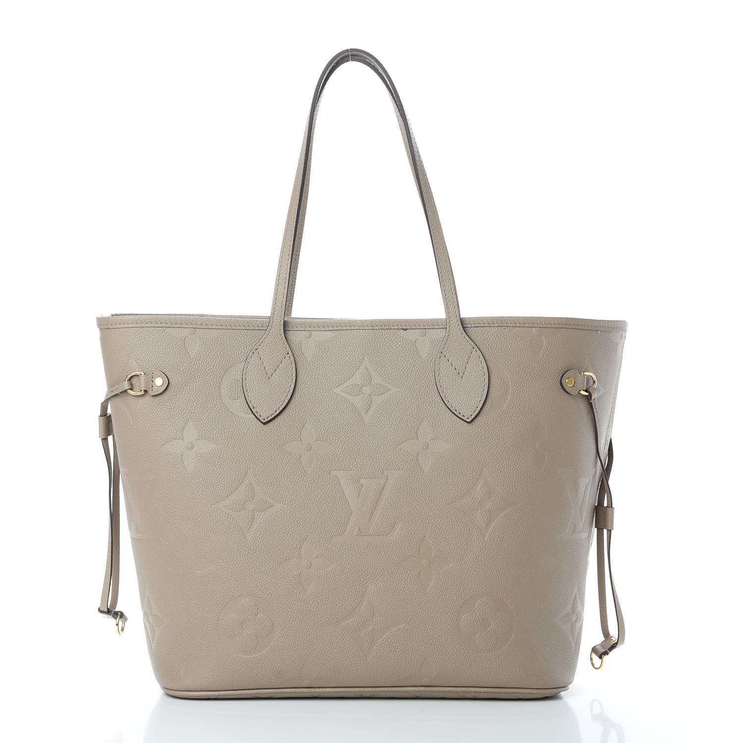Louis Vuitton Empreinte Monogram Giant Neverfull MM Tourterelle 3 of 12