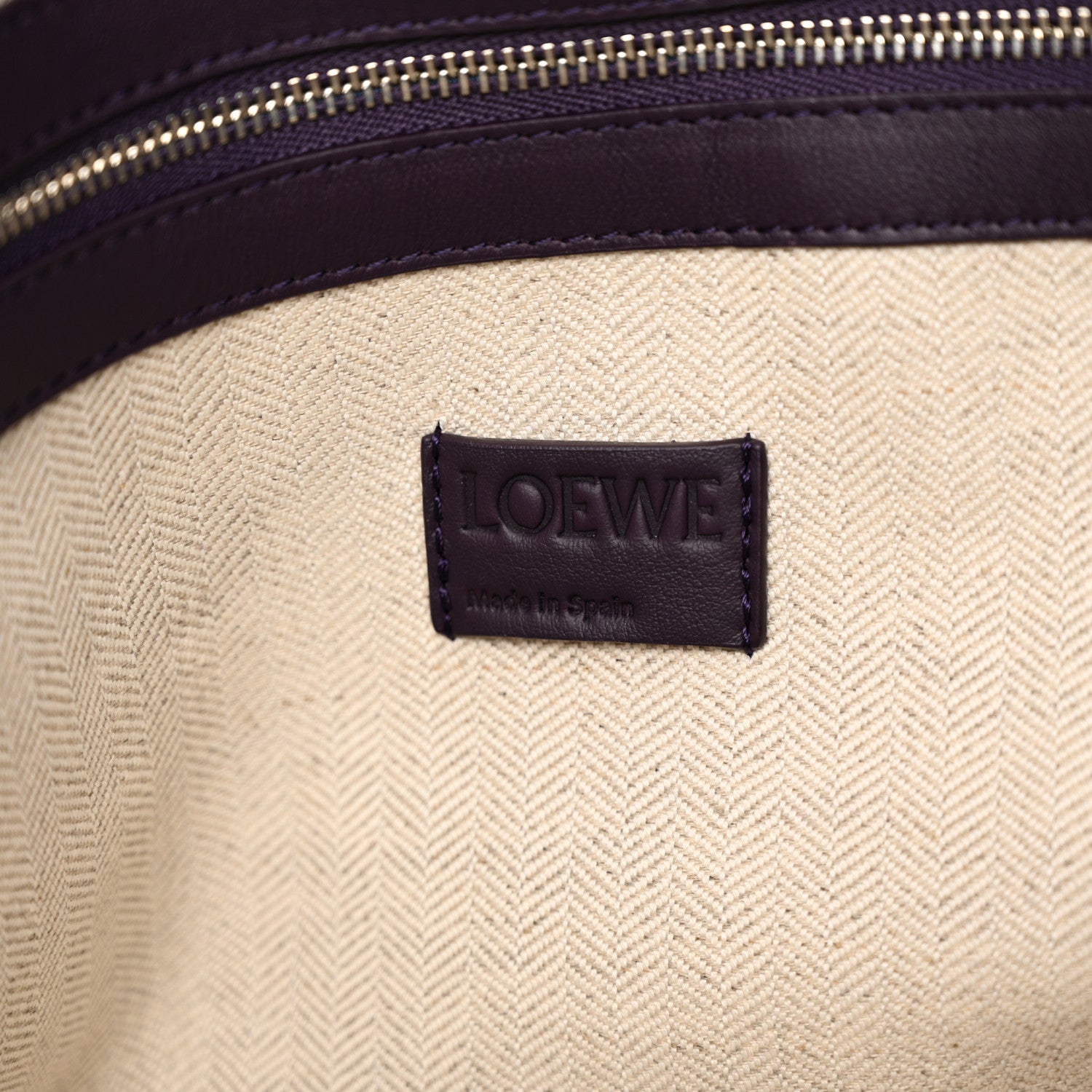 Loewe Calfskin Flamenco Knot XL Shoulder Bag Deep Aubergine 6 of 9