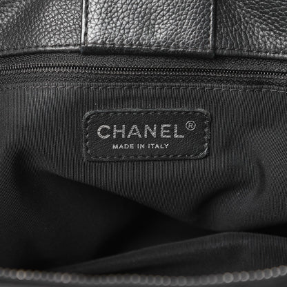 Chanel Calfskin Cerf Executive Shopper Tote Black 7 of 29
