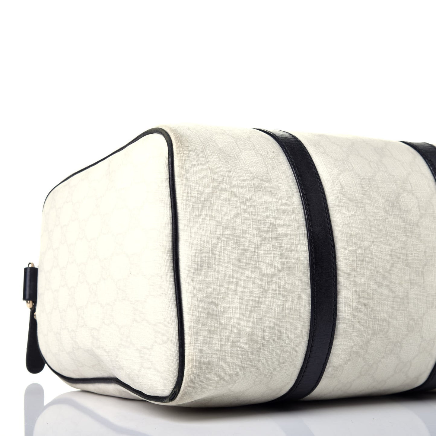 GG Plus Monogram Medium Joy Boston White Black