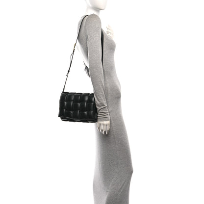 Bottega Veneta Nappa Maxi Intreccio Padded Cassette Crossbody Bag Black 2 of 9