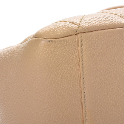 Chanel Caviar Quilted Grand Shopping Tote GST Beige Clair 8 of 12