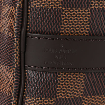 Louis Vuitton Damier Ebene Braided Speedy Bandouliere 25 Pink 6 of 11