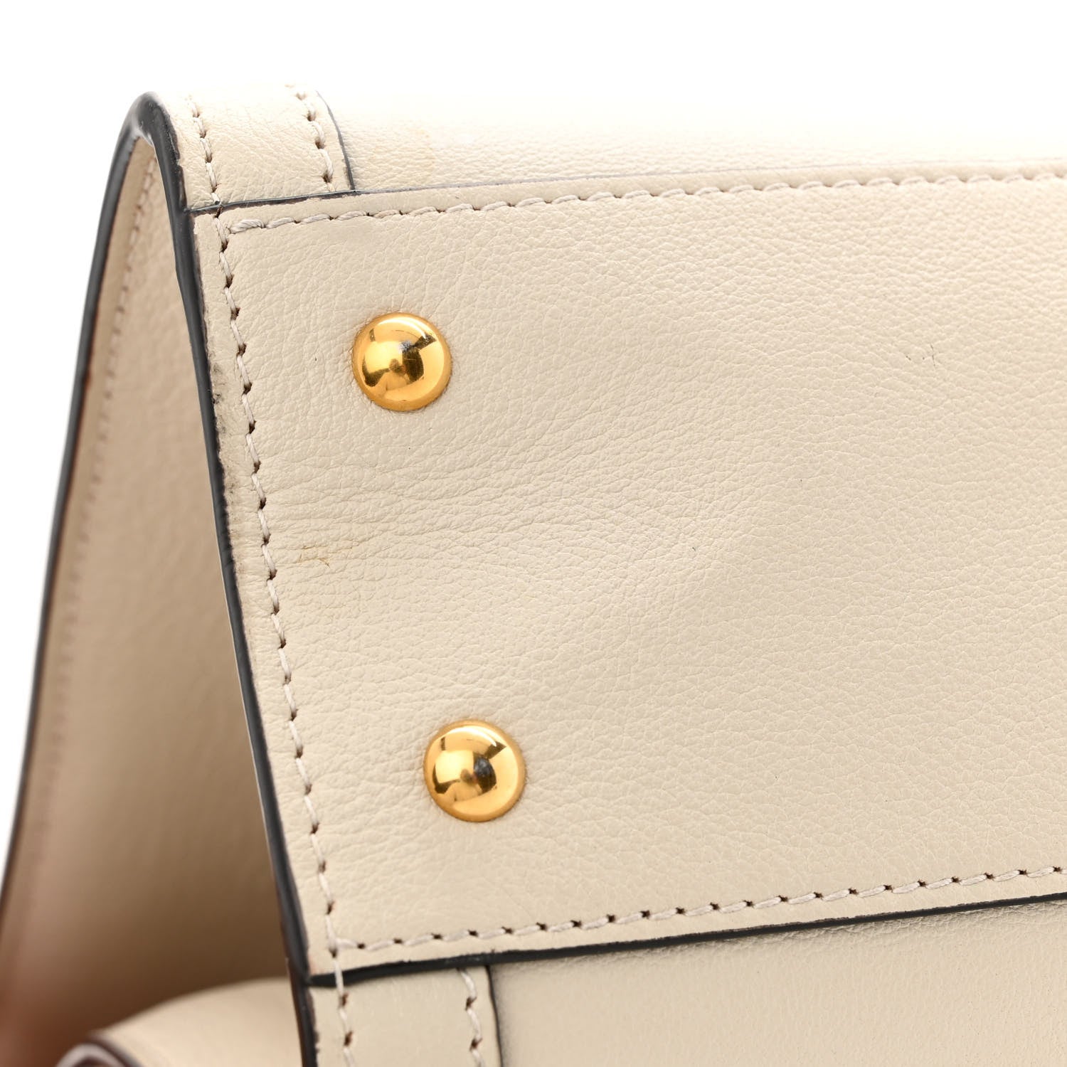 Gucci Wonka Grain Calfskin Small Diana Tote Bag Mystic White Orange Fluo 22 of 22