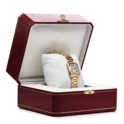 Cartier 18K Yellow Gold 23mm Tank Anglaise Quartz Watch 5 of 5