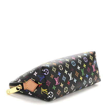 Louis Vuitton Monogram Multicolor Cosmetic Pouch Black Grenade 4 of 10