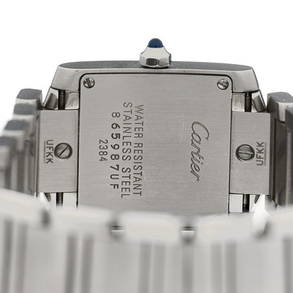Cartier Stainless Steel 20mm Tank Francaise Quartz Watch 4 of 4