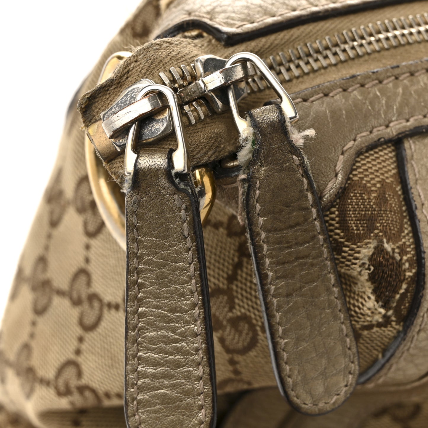 Monogram Medium Bella Tote Gold