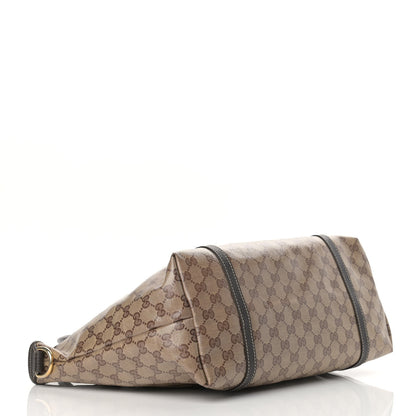Gucci Crystal Monogram Medium Joy Tote Beige Ebony Testa di Moro 4 of 16