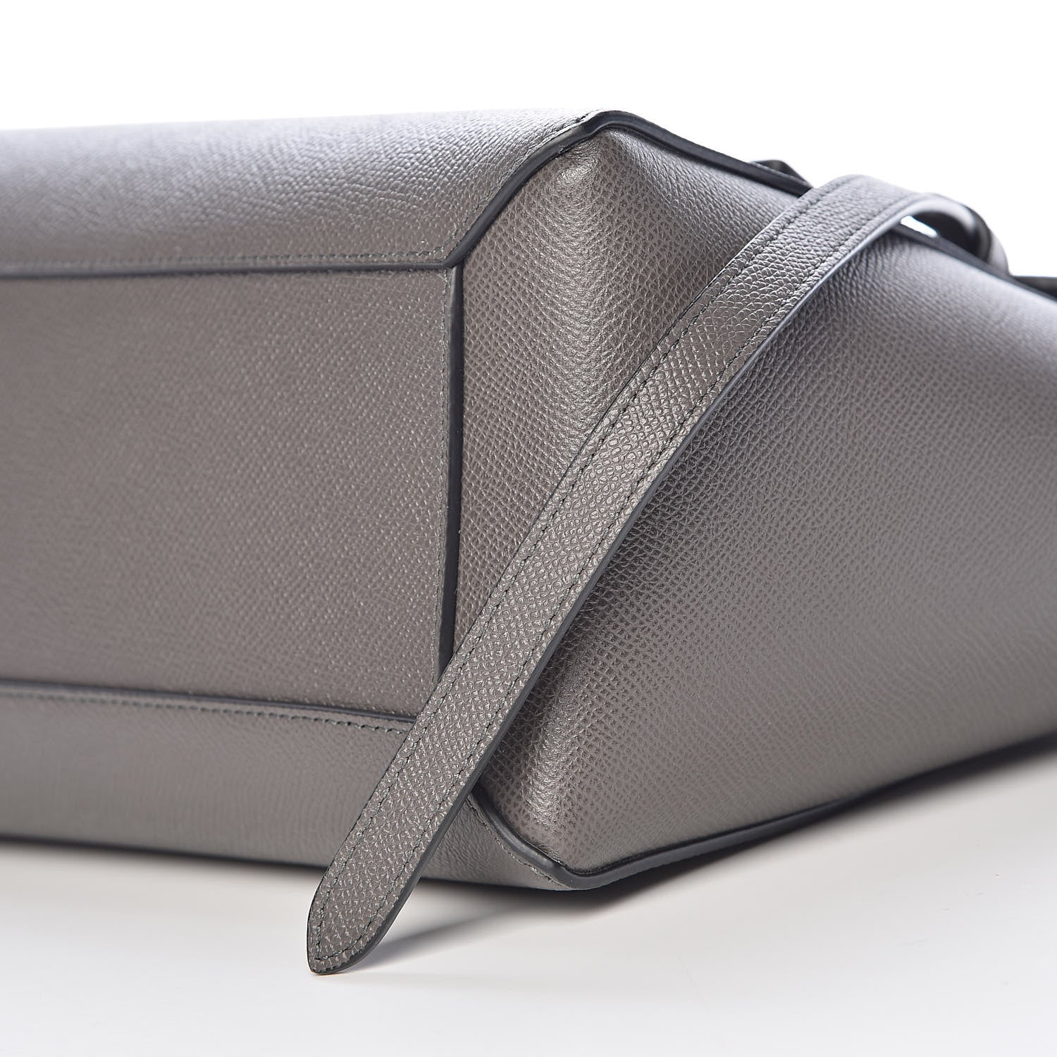 Celine Grained Calfskin Micro Belt Bag Grey 9 of 10