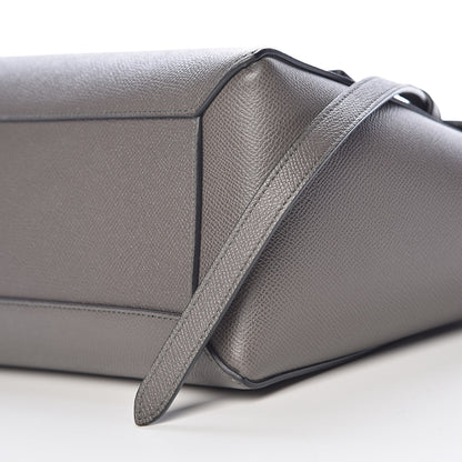 Celine Grained Calfskin Micro Belt Bag Grey 9 of 10