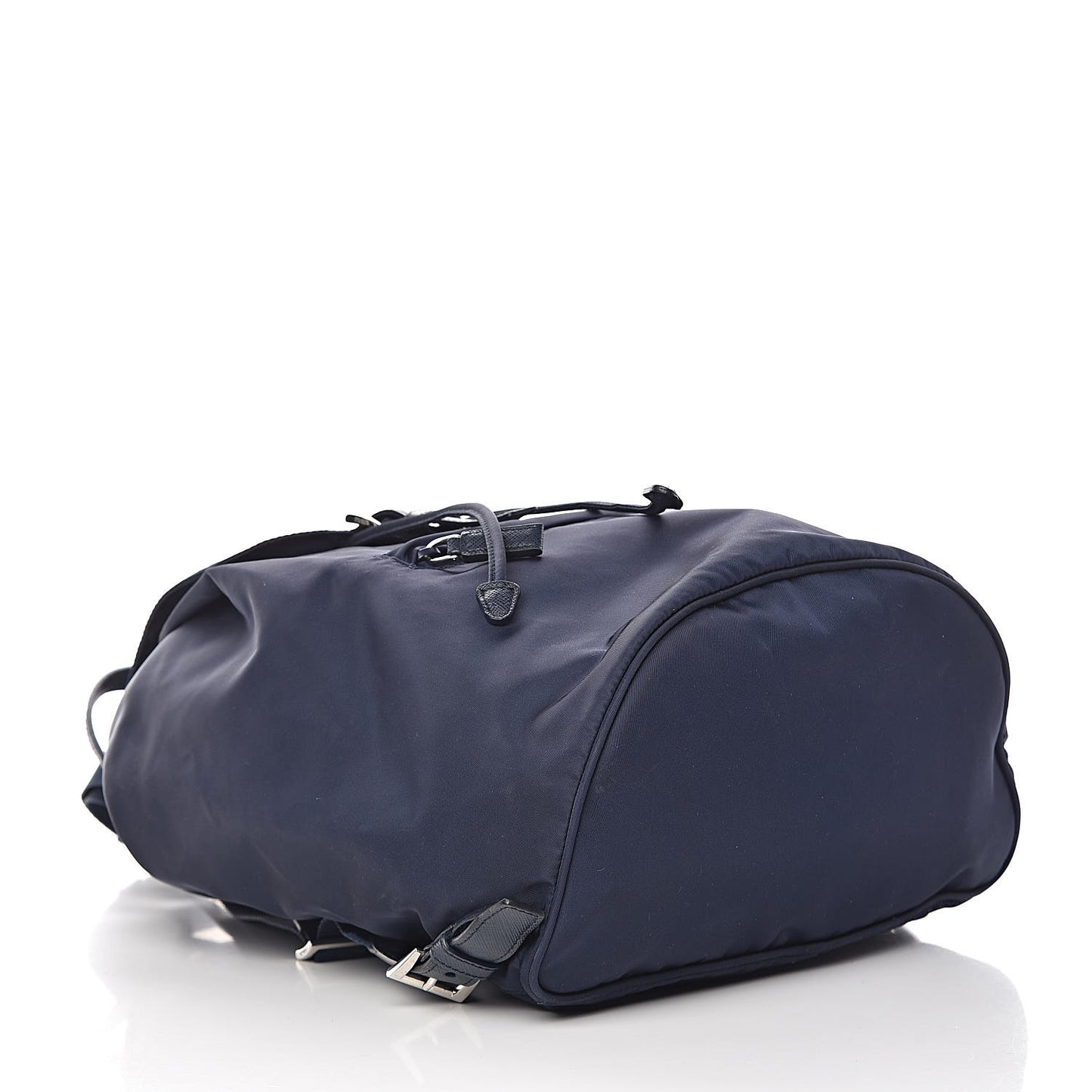 Nylon Vela Saffiano Medium Cinch Backpack Baltico