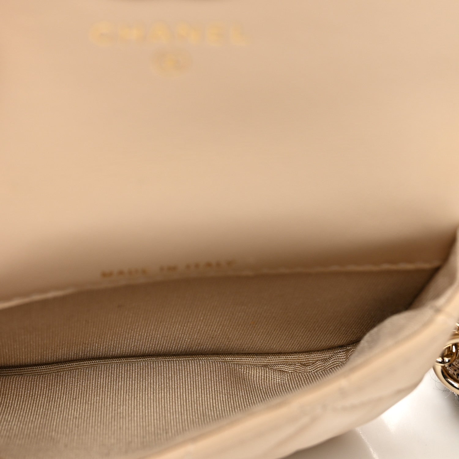 Chanel Tweed Lambskin Quilted Waist Bag With Coin Purse Beige 6 of 12