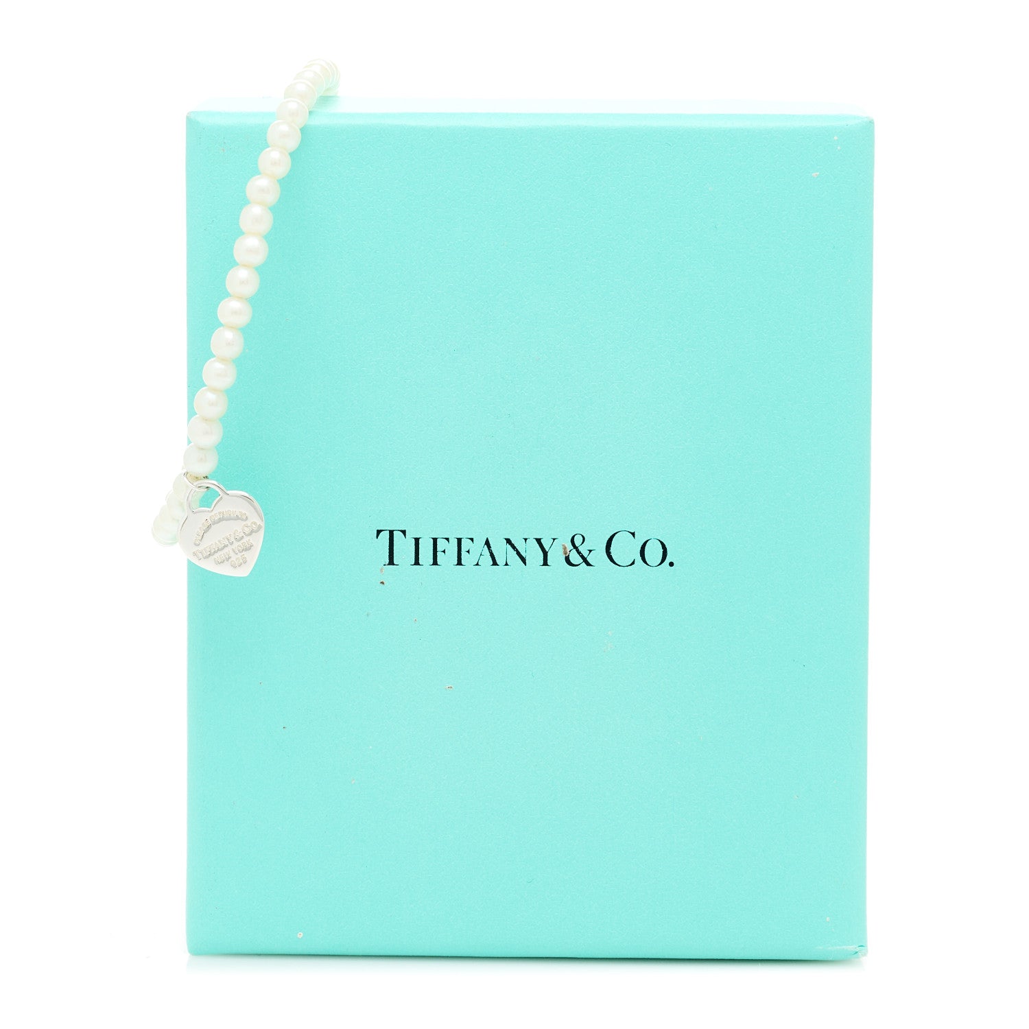 Tiffany Sterling Silver Pearl Return To Tiffany Heart Tag Bead Bracelet 4 of 4