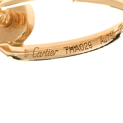 Cartier 18K Yellow Gold Juste Un Clou Single Hoop Earring 3 of 4