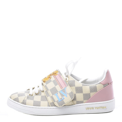 Louis Vuitton Damier Azur Summer Trunks Frontrow Sneakers 37 1 of 10