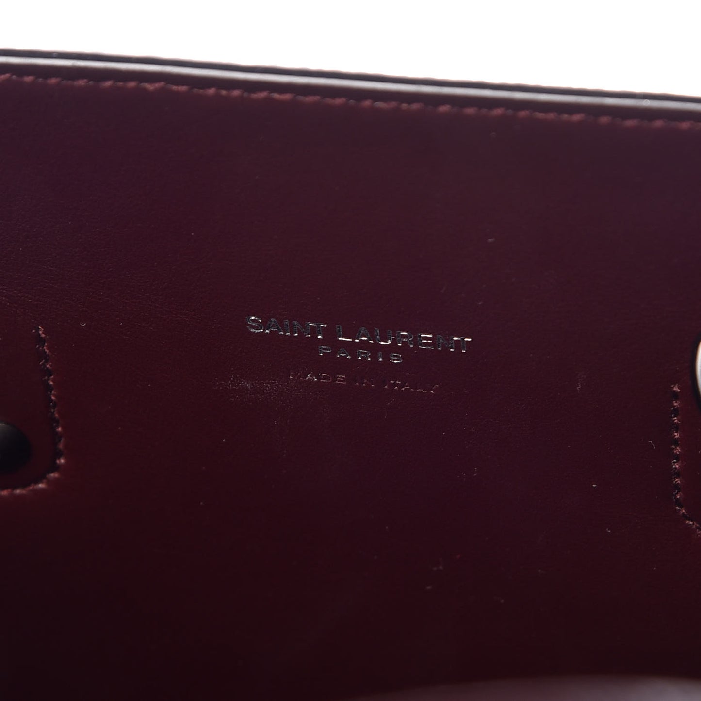 Grained Calfskin Baby Sac De Jour Amaranto