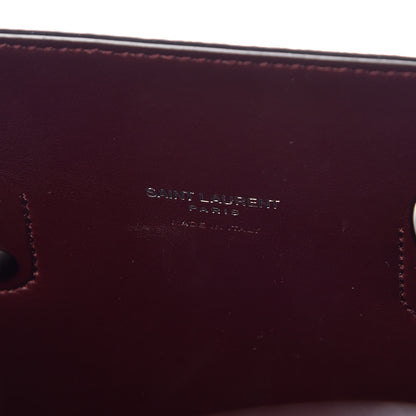 Saint Laurent Grained Calfskin Baby Sac De Jour Amaranto 6 of 10