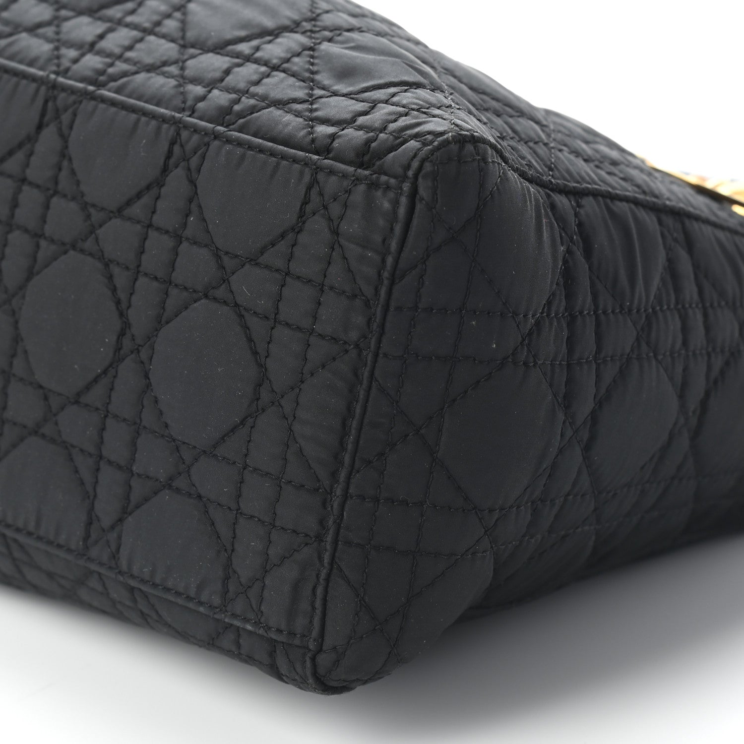Christian Dior Nylon Cannage Medium Lady Dior Black 9 of 9