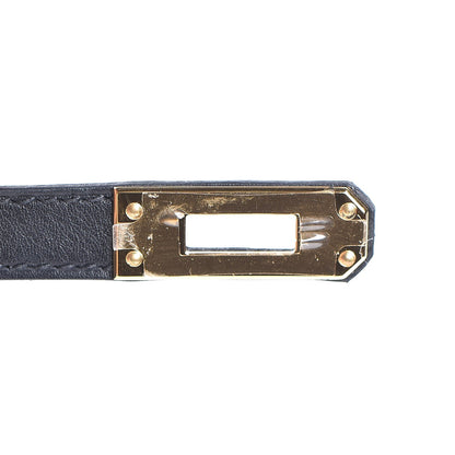 Hermes Swift Kelly Pochette Clutch Black 14 of 24