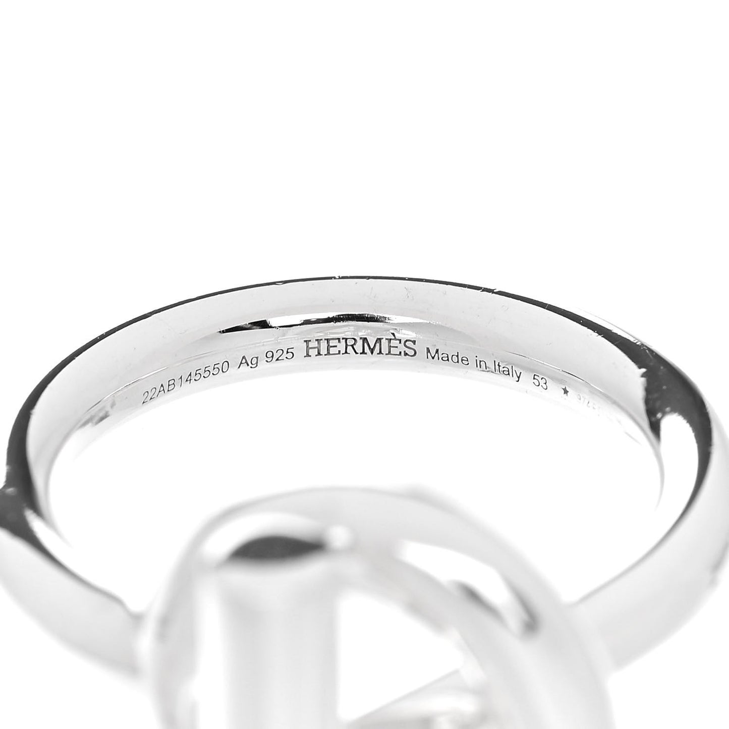 Sterling Silver GM Echappee Ring 53 6.25
